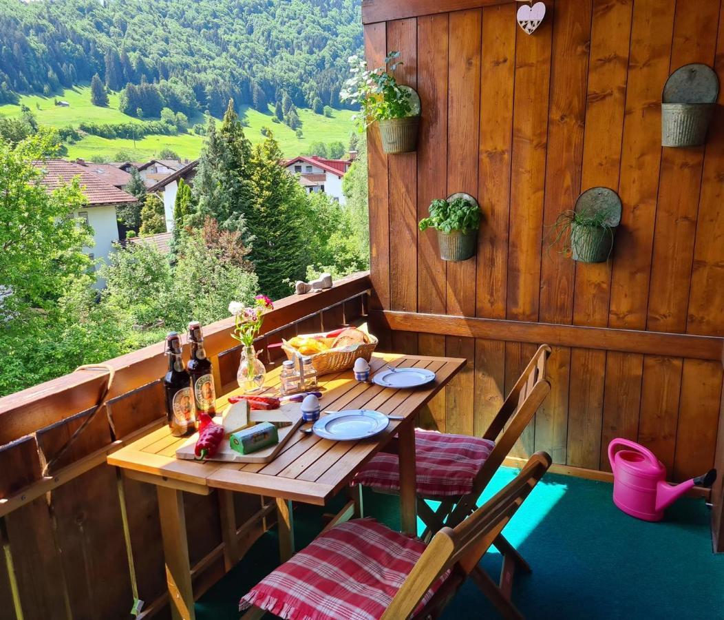 Ferienwohnung Mittagssonne Blaichach Buitenkant foto